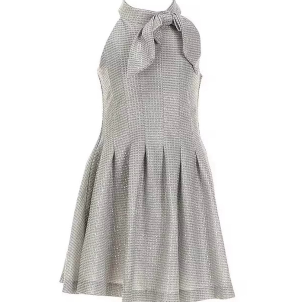 GB Girls dress Silver